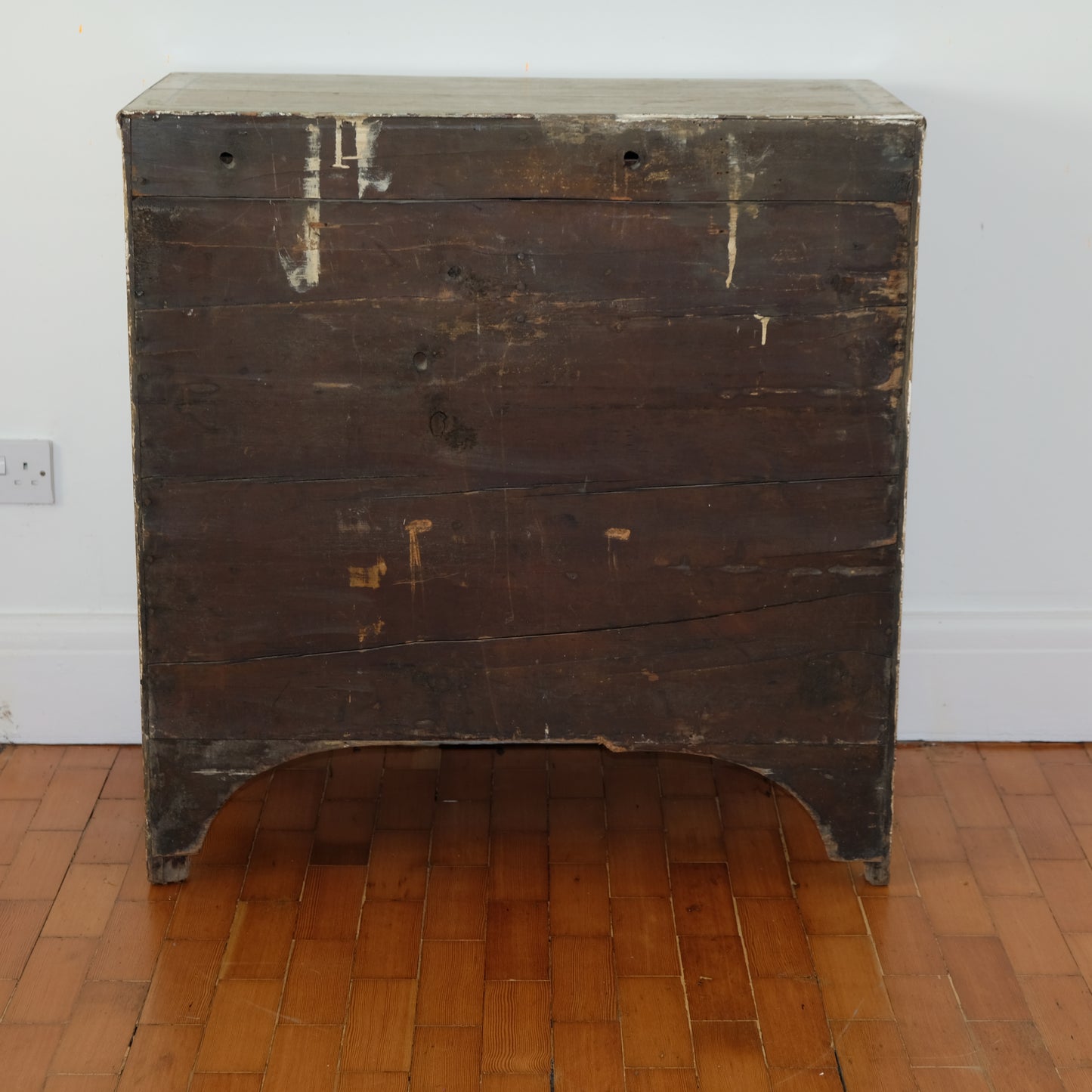 EDWARDIAN PAINTED CHEST OF DRAWERS