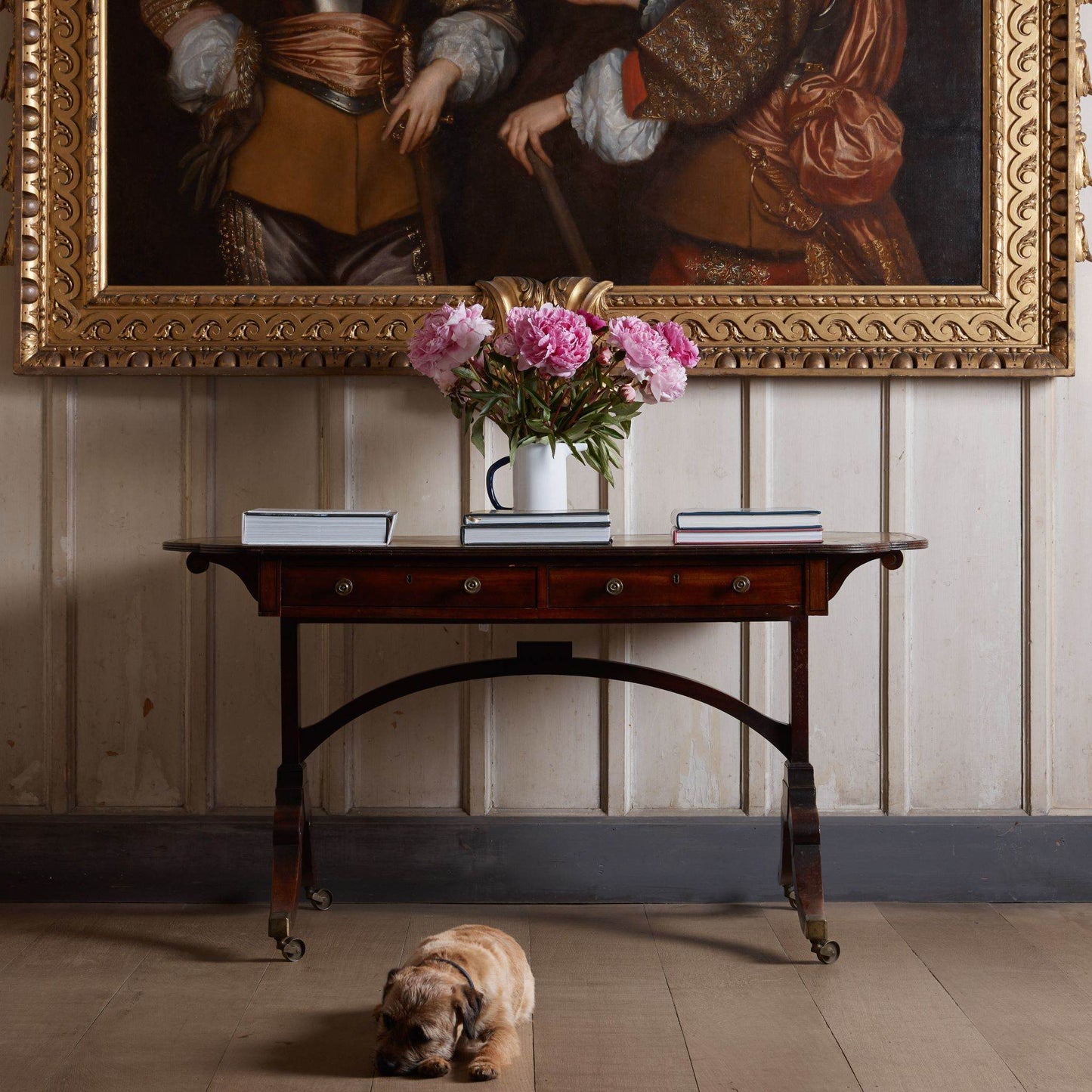 GEORGE III LIBRARY TABLE