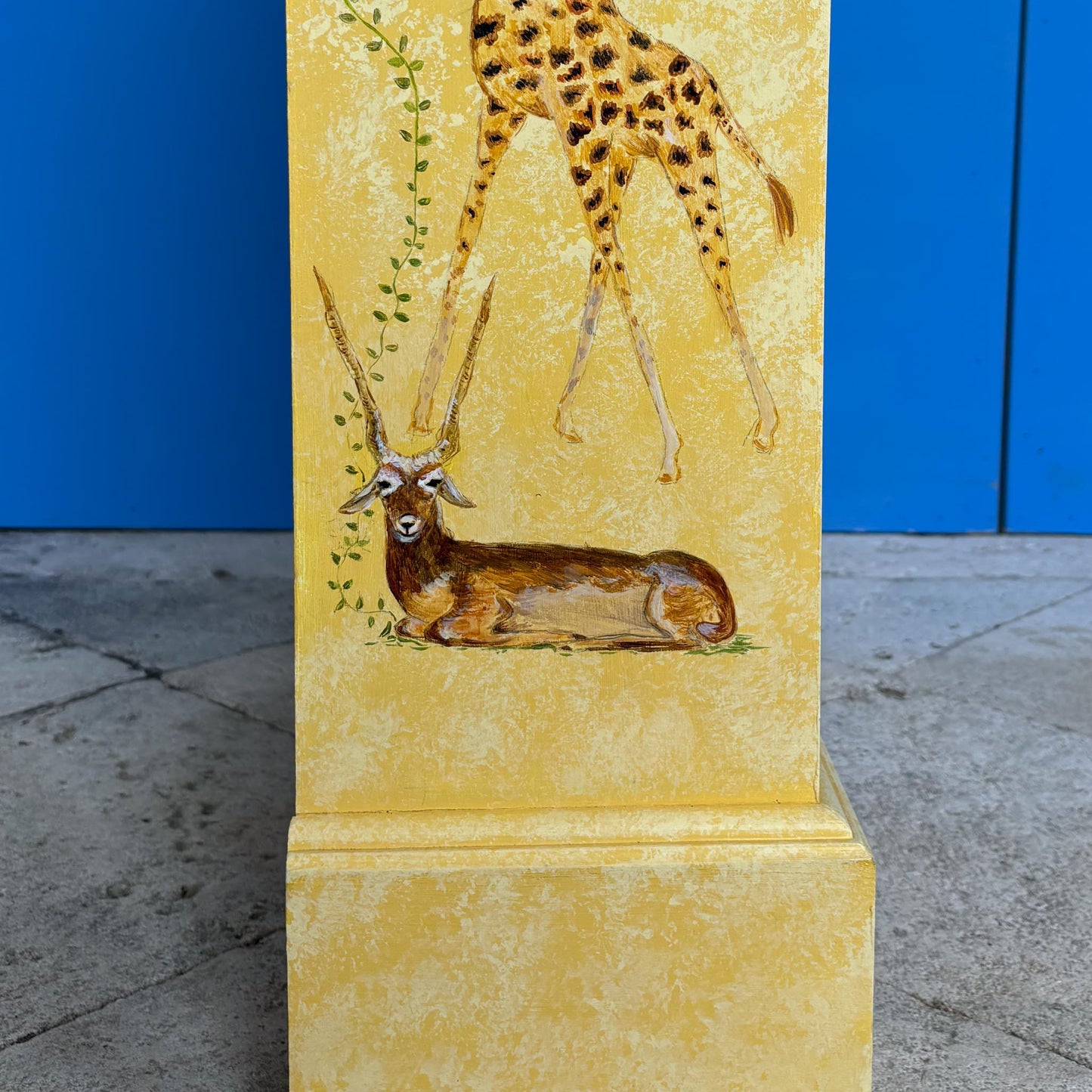 HAND-PAINTED SAFARI BOOKSHELF