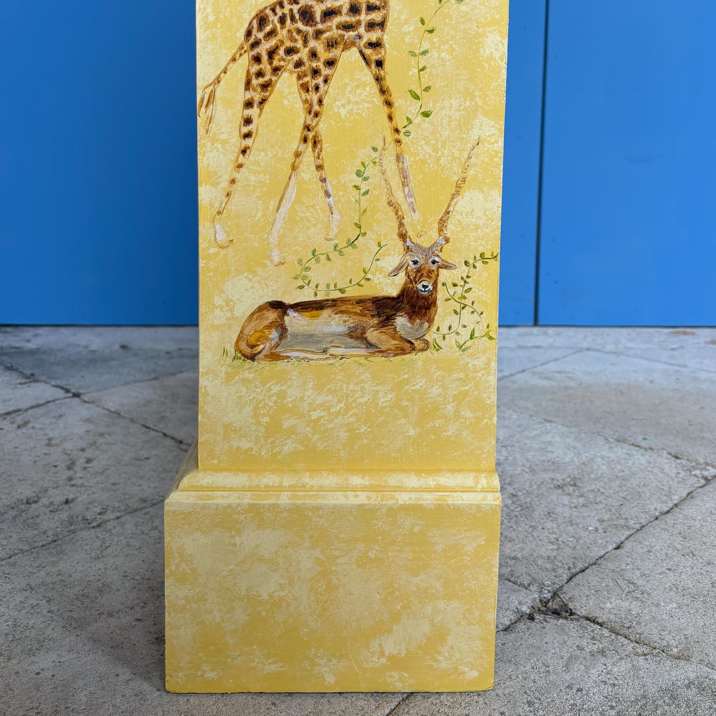 HAND-PAINTED SAFARI BOOKSHELF